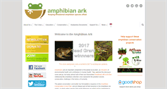 Desktop Screenshot of amphibianark.org